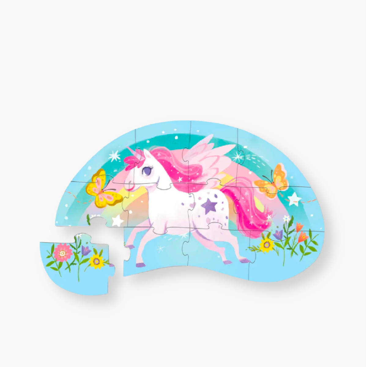 12-Piece Puzzle Pouch -- Unicorn Magic - The Happy Lark